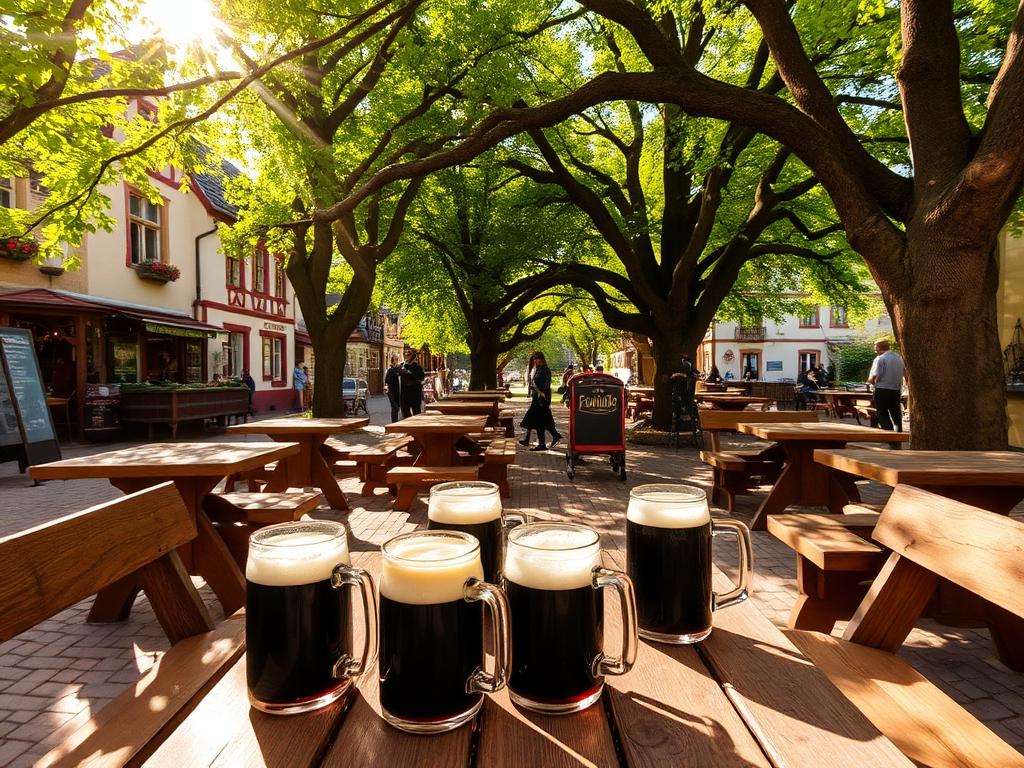 Fränkischer Biergarten in Bamberg