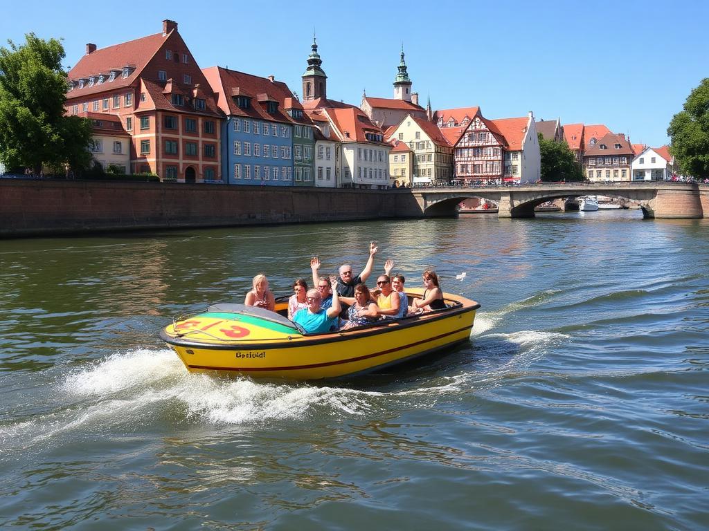 Bootsfahrt auf der Regnitz