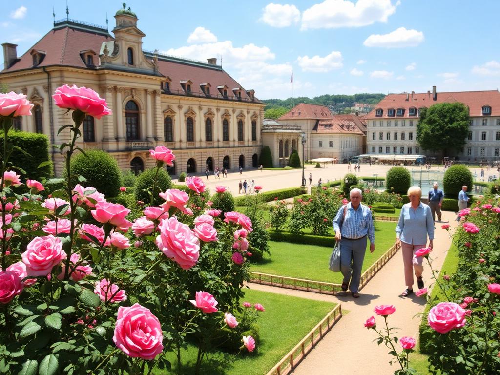 Rosengarten der Neuen Residenz